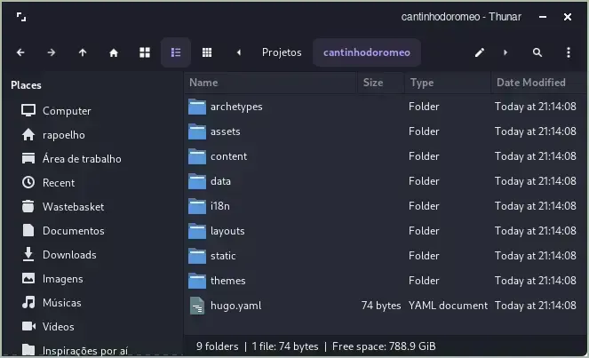 Os arquivos do Blog do Cantinho do Romeo