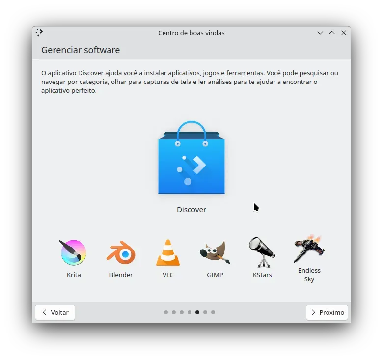 Apresentando a Discover, é uma loja bem competente