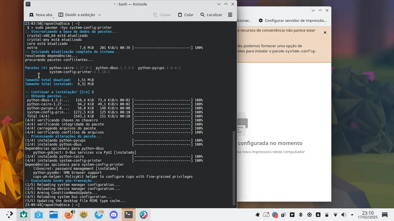 Instalando o Componente em Falta