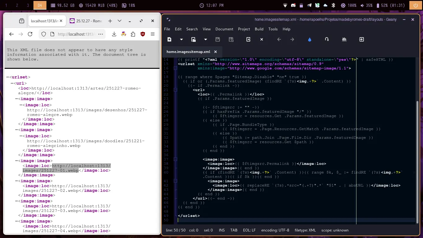 Leiaute feito por Dariusz Więckiewicz que seria muito bom, se as imagens dos posts estivessem com o endereço certo