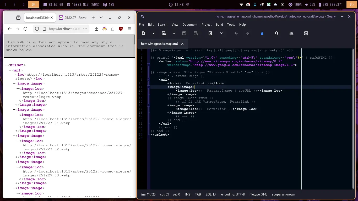 Esse foi o resultado das minhas modificações. Finalmente funcionou do jeito que queria