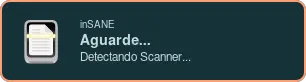 Notificação do inSANE detectando algum Scanner