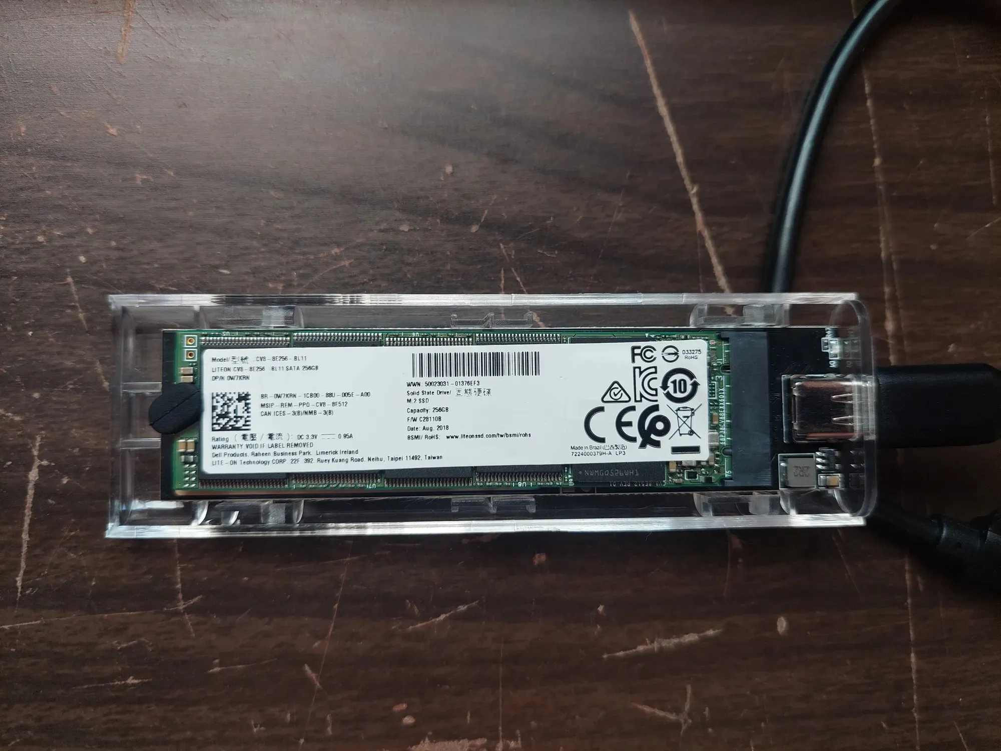 SSD Antigo dando uma de Pendrive