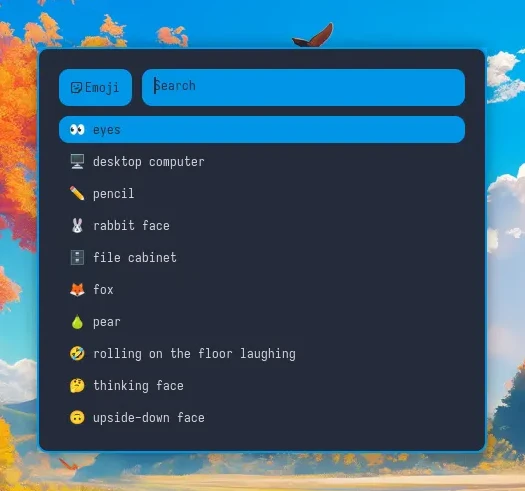 Como usava isso muito no Windows e uso Emojis com frequência, decidi trazer para o Nippybox