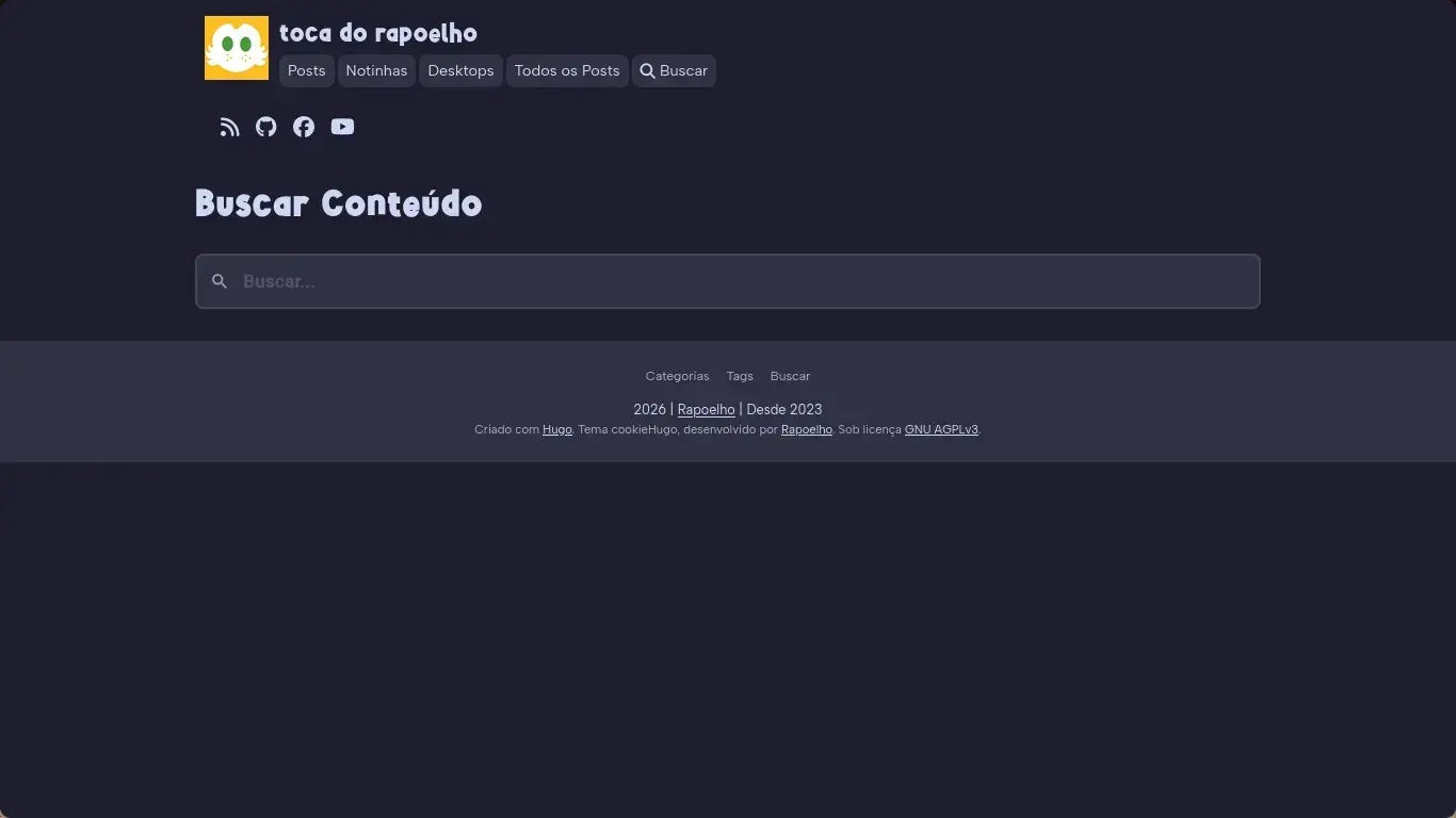 Página de Busca