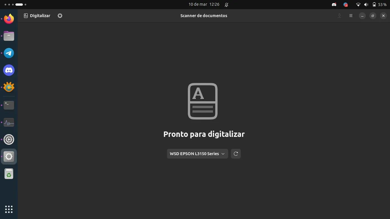 Simple Scan reconhecendo a minha Impressora…
