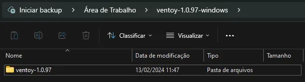 Mais uma pasta. Clique nela.